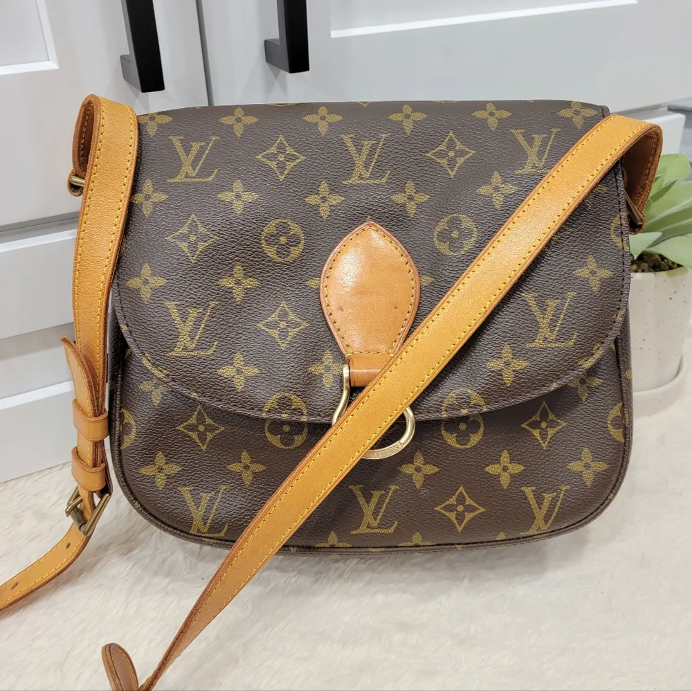 💕DISCONTINUED Crossbody/Shoulder LOUIS VUITTON Saint Cloud GM Monogram